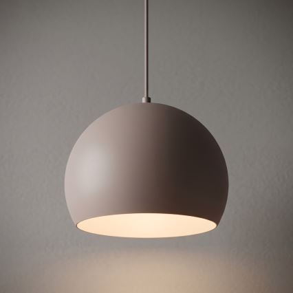Luster na sajli SOOL 1xE27/15W/230V Ø 27 cm krem boje