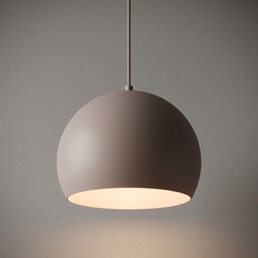 Luster na sajli SOOL 1xE27/15W/230V Ø 27 cm krem boje