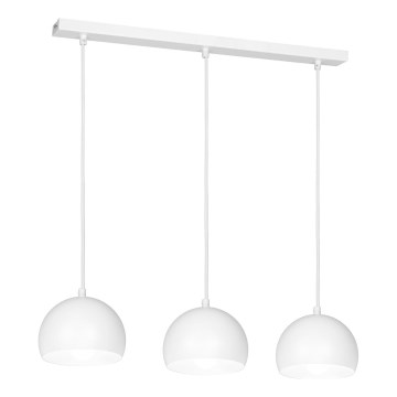 Luster na sajli SOOL 3xE27/15W/230V beo