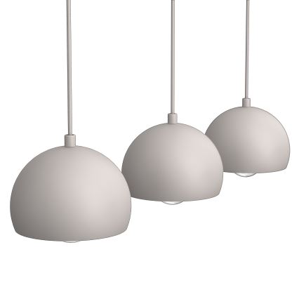 Luster na sajli SOOL 3xE27/15W/230V krem boje