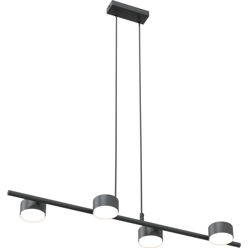 Luster na sajli SORA 4xGX53/12W/230V crna