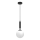 Luster na sajli SPIRA 1xE14/15W/230V crni
