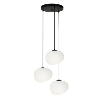 Luster na sajli STONES 3xE27/40W/230V