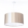 Luster na sajli STRIPES 1xE27/60W/230V, prečnik 40 cm, bež