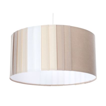 Luster na sajli STRIPES 1xE27/60W/230V, prečnik 40 cm, bež