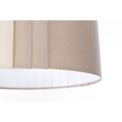 Luster na sajli STRIPES 1xE27/60W/230V, prečnik 40 cm, bež