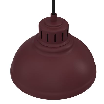 Luster na sajli SVEN 1xE27/15W/230V bordo