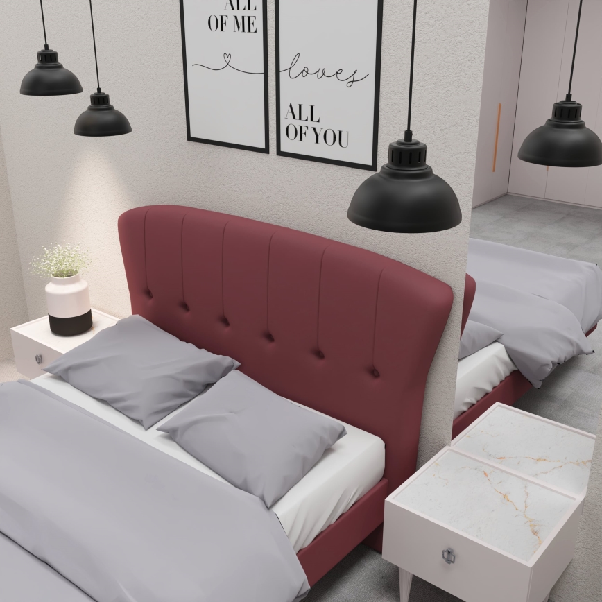 Luster na sajli SVEN 1xE27/15W/230V crna