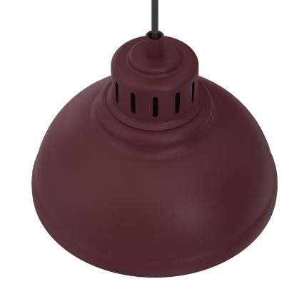 Luster na sajli SVEN 2xE27/15W/230V burgundija