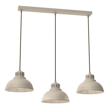 Luster na sajli SVEN 3xE27/15W/230V bež