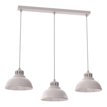 Luster na sajli SVEN 3xE27/15W/230V krem boje