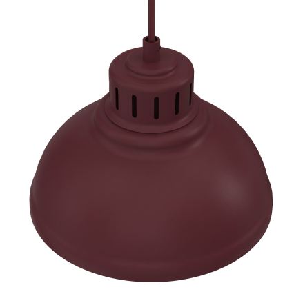 Luster na sajli SVEN 4xE27/15W/230V bordo