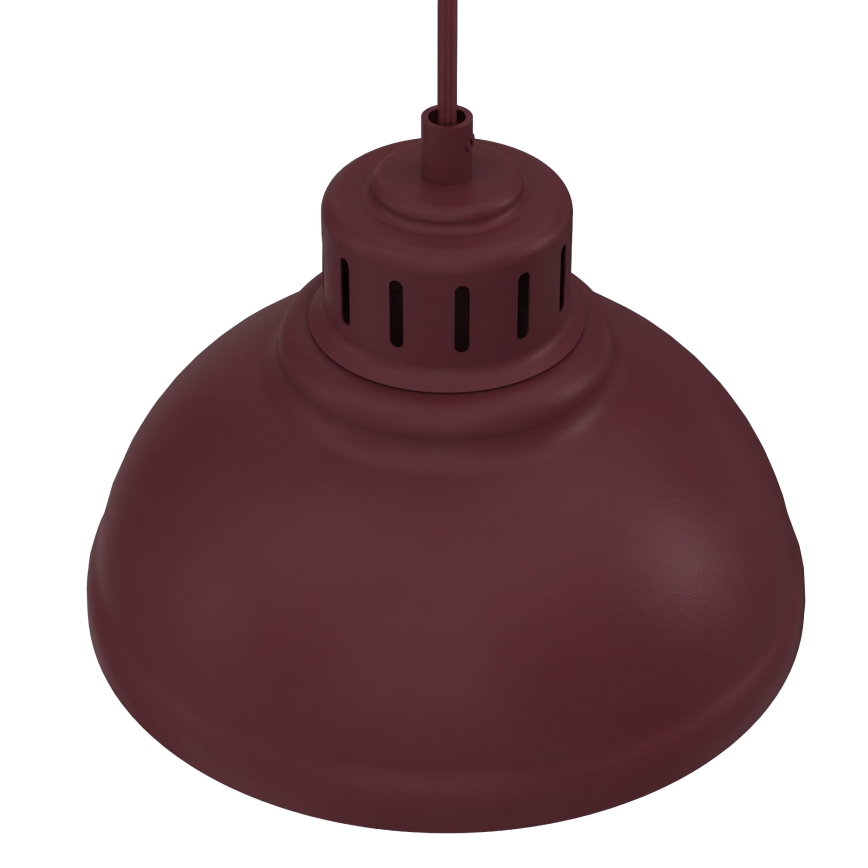 Luster na sajli SVEN 4xE27/15W/230V bordo