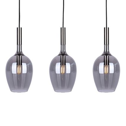 Luster na sajli TANGO 3xE14/40W/230V crni