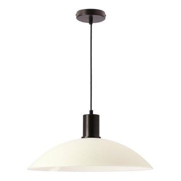 Luster na sajli TEDIN 1xGU10/15W/230V bela/crna