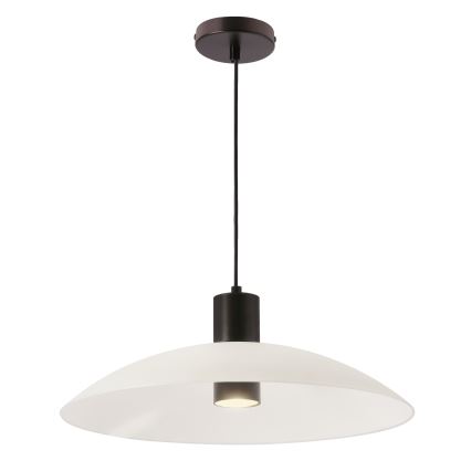 Luster na sajli TEDIN 1xGU10/15W/230V bela/crna