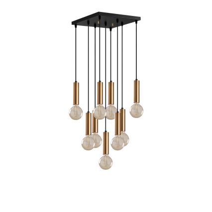 Luster na sajli TEMPO 9xE27/40W/230V zlatni