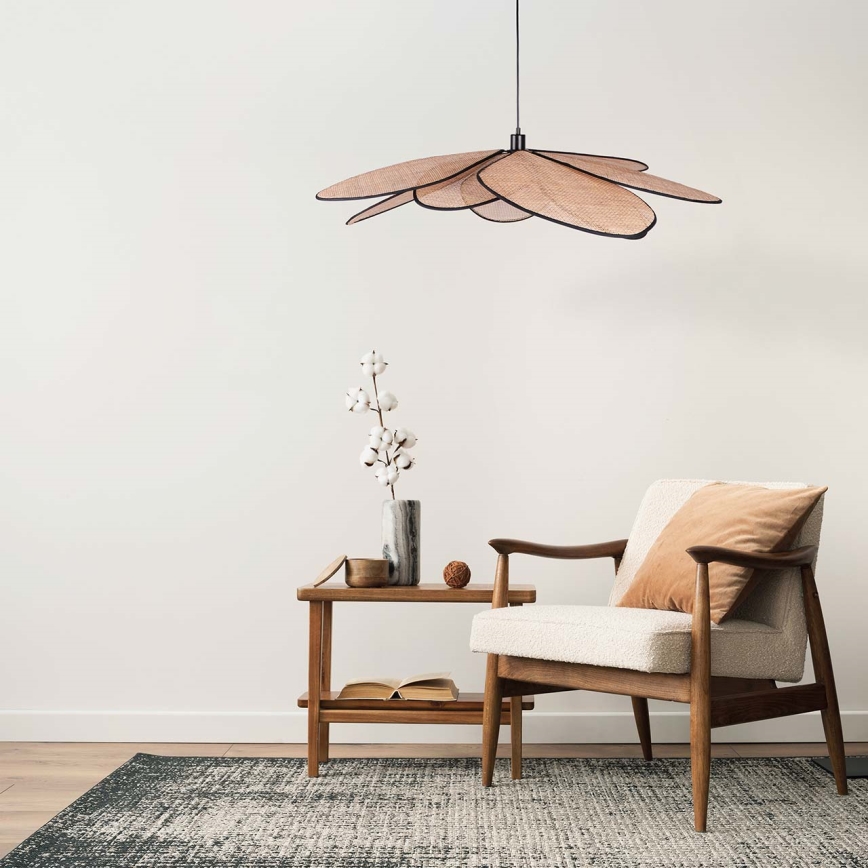 Luster na sajli TOBAGO 1xE27/20W/230V prečnik 100 cm bež