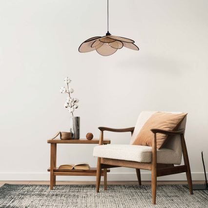 Luster na sajli TOBAGO 1xE27/20W/230V prečnika 60 cm bež