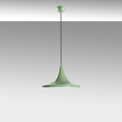 Luster na sajli TOM 1xE27/40W/230V zelene boje
