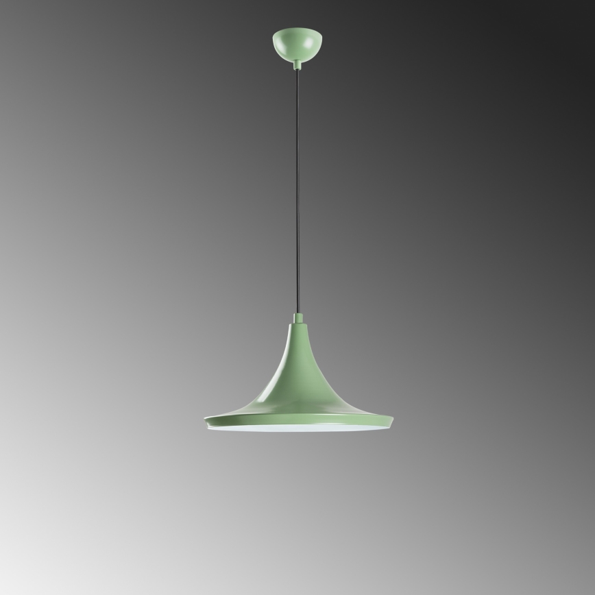 Luster na sajli TOM 1xE27/40W/230V zelene boje