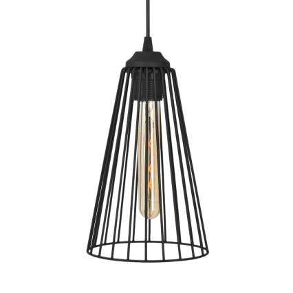 Luster na sajli TORRI 3xE27/15W/230V crni