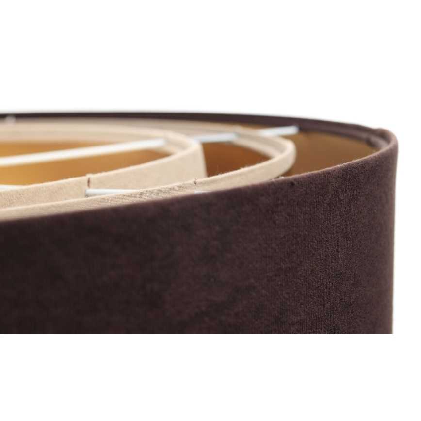 Luster na sajli TRINITI 1xE27/60W/230V braon/zlatna/bež