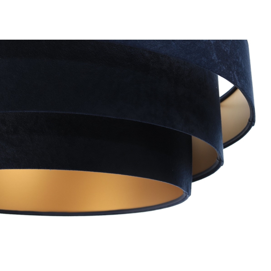 Luster na sajli TRINITI 1xE27/60W/230V plava/zlatna