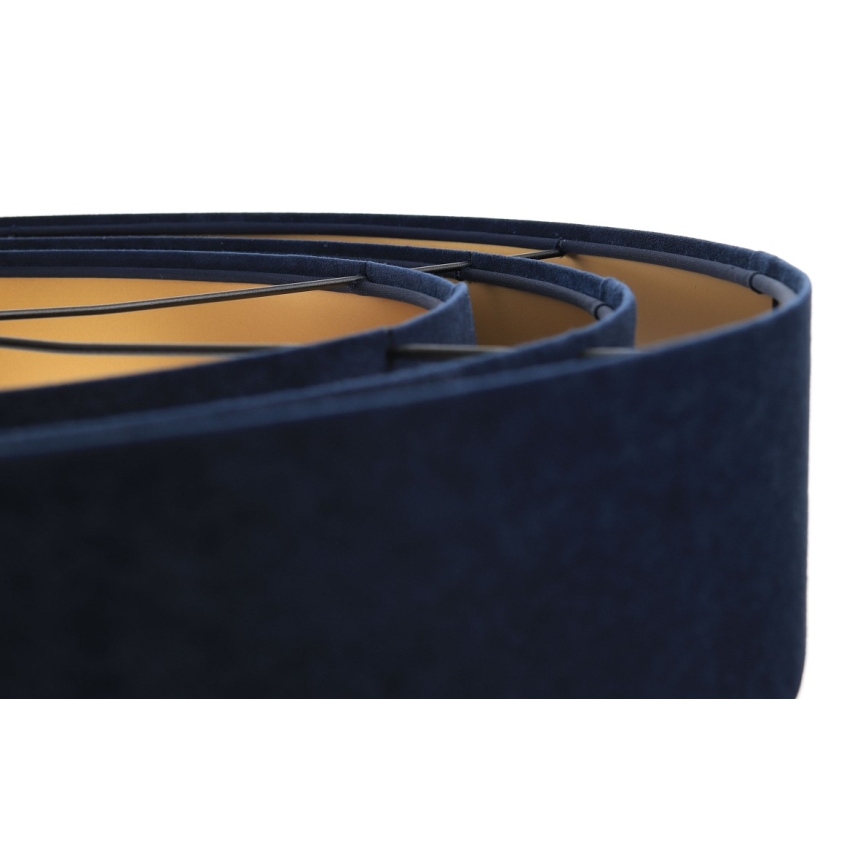 Luster na sajli TRINITI 1xE27/60W/230V plava/zlatna