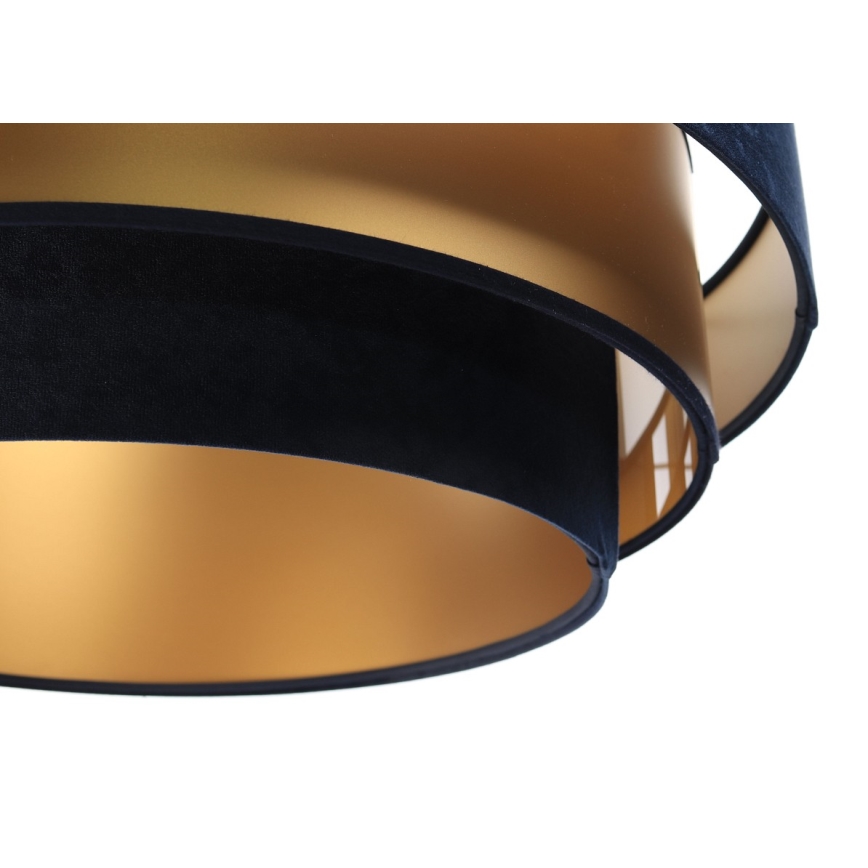 Luster na sajli TRINITI 1xE27/60W/230V plava/zlatna