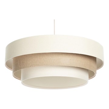Luster na sajli TRINITI 1xE27/60W/230V, prečnik 40 cm, krem/bež