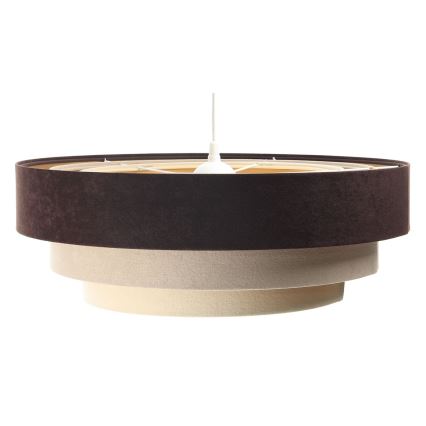 Luster na sajli TRINITI 1xE27/60W/230V smeđi/bež/zlatni