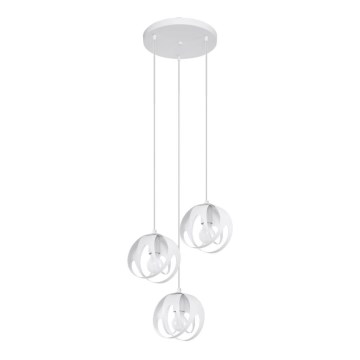 Luster na sajli TULOS 3xE27/60W/230V beo