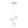 Luster na sajli TULOS 3xE27/60W/230V beo