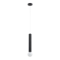 Luster na sajli TWISTER 1xE27/60W/230V crna