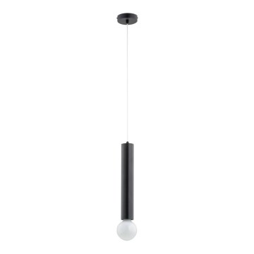 Luster na sajli TWISTER 1xE27/60W/230V crna