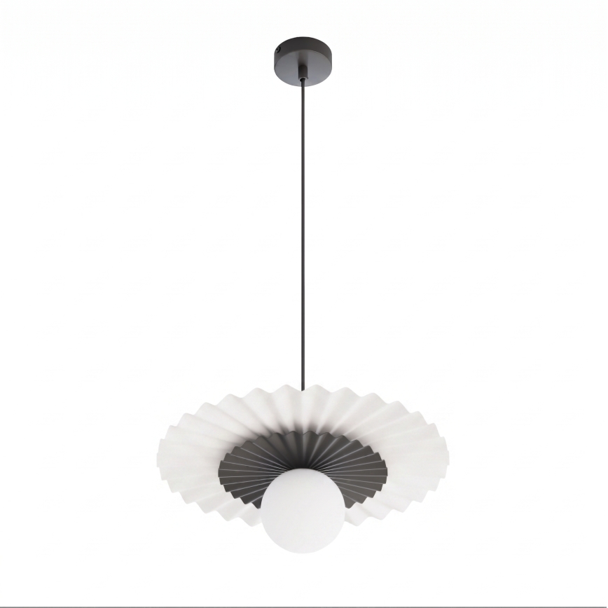 Luster na sajli UMBRA 1xG9/8W/230V crna/bela