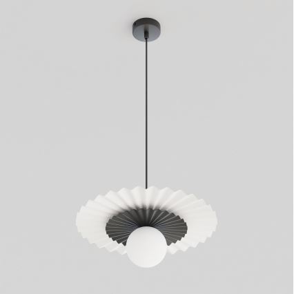 Luster na sajli UMBRA 1xG9/8W/230V crna/bela