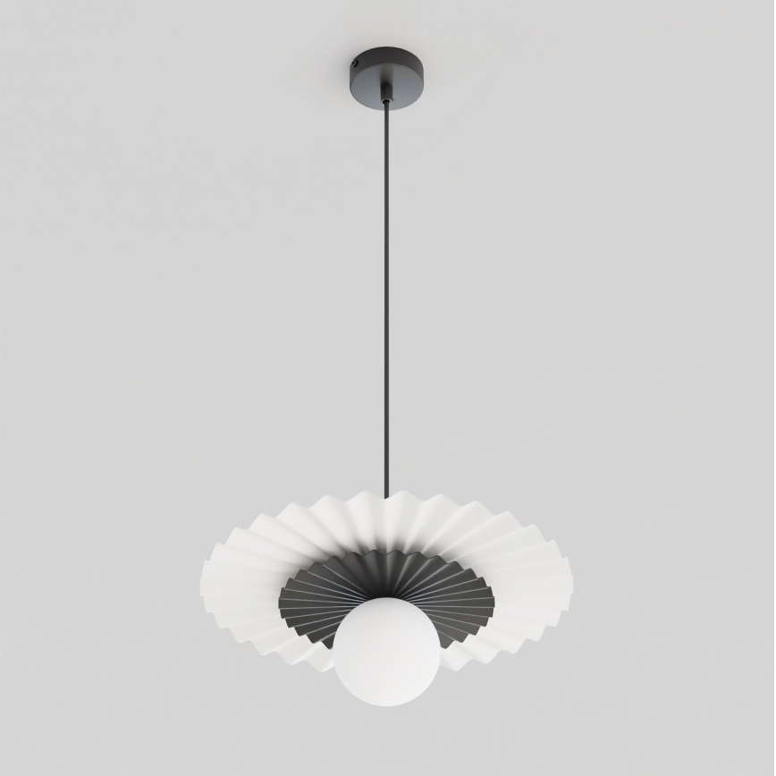 Luster na sajli UMBRA 1xG9/8W/230V crna/bela