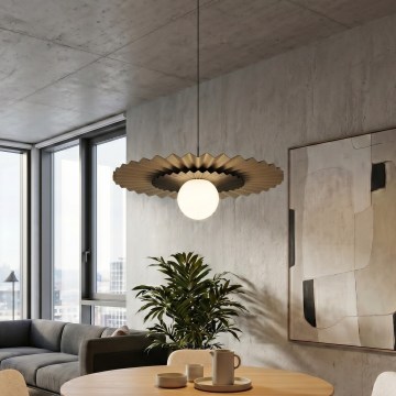 Luster na sajli UMBRA 1xG9/8W/230V crna/bež