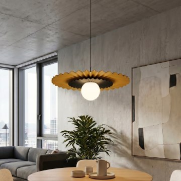 Luster na sajli UMBRA 1xG9/8W/230V crna/narandžasta