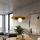 Luster na sajli UMBRA 1xG9/8W/230V crna/narandžasta