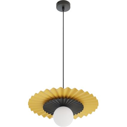 Luster na sajli UMBRA 1xG9/8W/230V crna/narandžasta