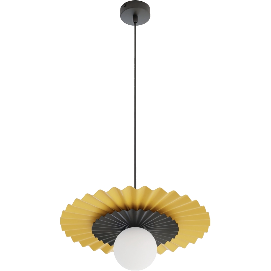 Luster na sajli UMBRA 1xG9/8W/230V crna/narandžasta