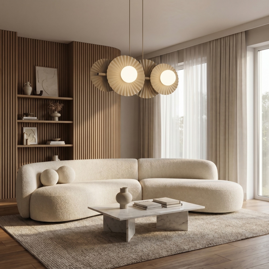Luster na sajli UMBRA 4xG9/8W/230V bež