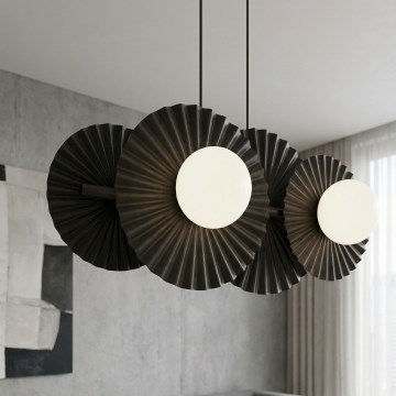 Luster na sajli UMBRA 4xG9/8W/230V crne boje