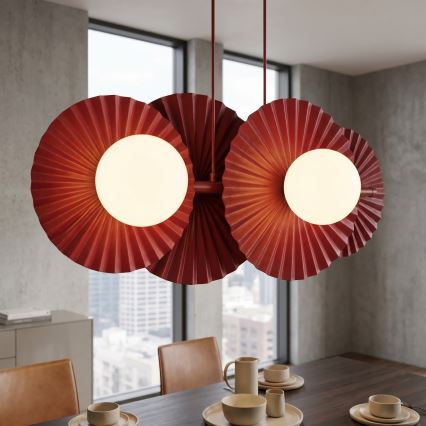 Luster na sajli UMBRA 4xG9/8W/230V crvena