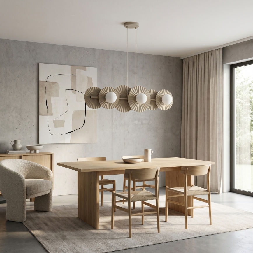 Luster na sajli UMBRA 6xG9/8W/230V bež