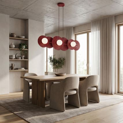 Luster na sajli UMBRA 6xG9/8W/230V crvena