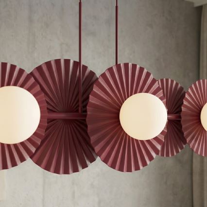 Luster na sajli UMBRA 6xG9/8W/230V crvena